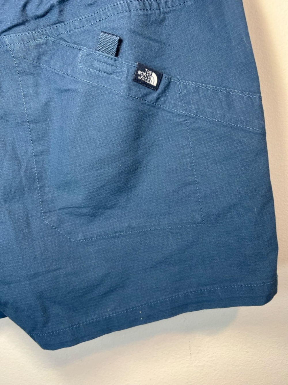 The North Face Ridgeside Pull On Shorts Teal Pockets Ripstop Outdoor Trail Large - Picture 10 of 12